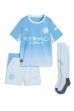 Manchester City Elliot Anderson #5 Babyklær Hjemme Fotballdrakt til barn 2026-27 Korte ermer (+ Korte bukser)